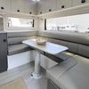 Cama personalizada recreativa Simple y duradera de aluminio para autocaravana RV de alta calidad que ahorra espacio
