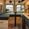 Sofá cama personalizado multifuncional para RV, almacenamiento de aluminio, furgoneta velocista, autocaravana, cama personalizada 